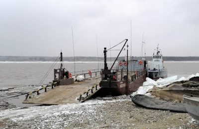 20 апреля открыли паромную переправу Спирино-Чингис.