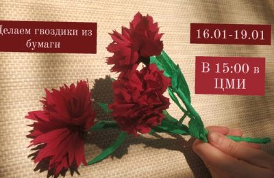 Бумажные гвоздики