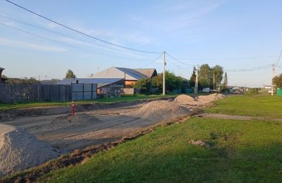 В Новом Шарапе идет капитальный ремонт дороги на улице Новой