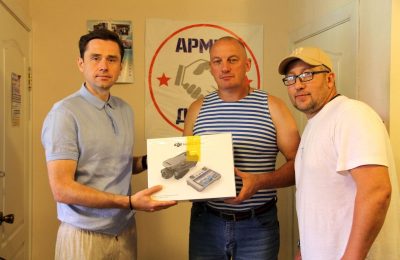 Александр Аксёненко отправил ещё два квадрокоптера российским военным