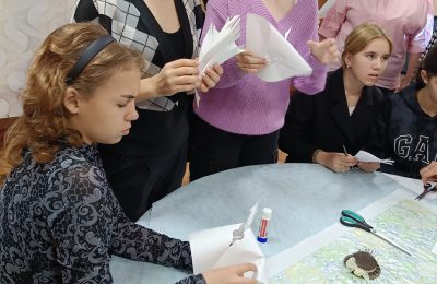 Белый журавлик