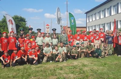 В Устюжанинской школе прошла районная военно-спортивная игра «Юные друзья пограничников»
