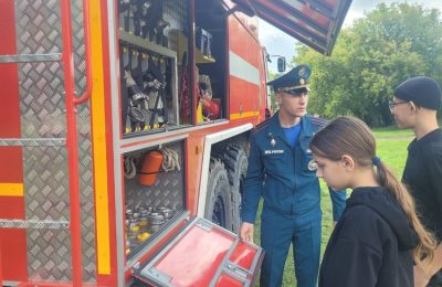 Учебная пожарная эвакуация прошла в Кирзинской средней школе