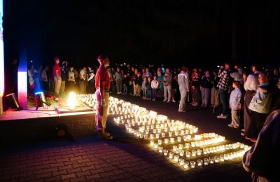 В Ордынском прошла патриотическая акция  «Огонь памяти»