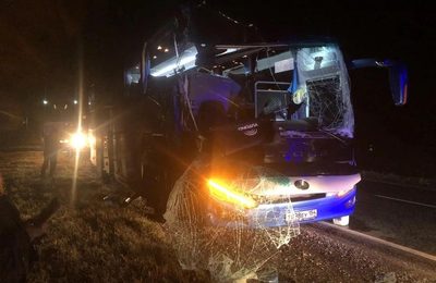 В Ордынском районе автоинспекторы устанавливают обстоятельства смертельного ДТП с участием рейсового автобуса